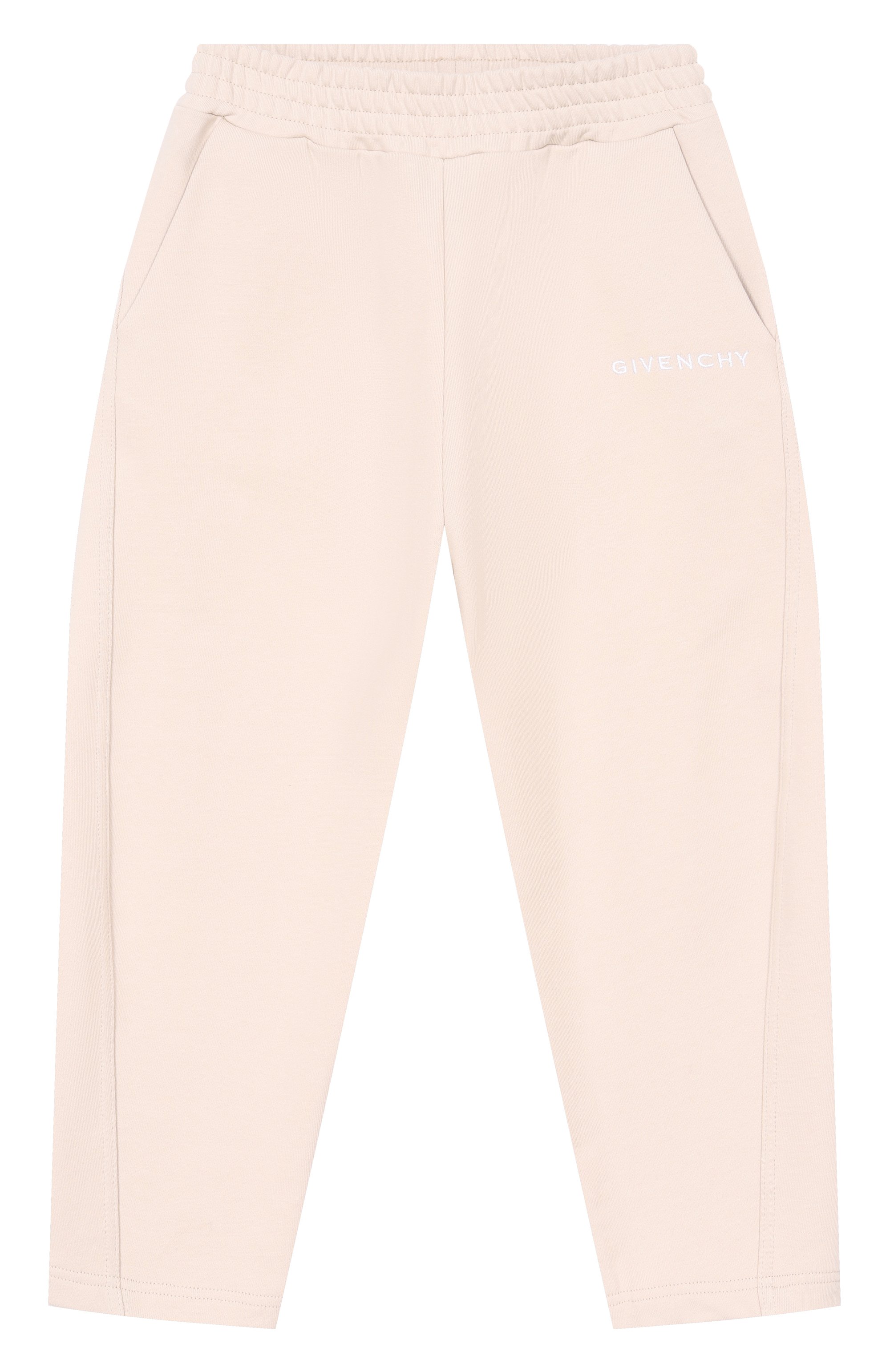 Хлопковые брюки GIVENCHY кремового цвета по цене 35400 руб., арт. H31141, фото 1 Хлопковые брюки GIVENCHY, арт. H31141, фото 1