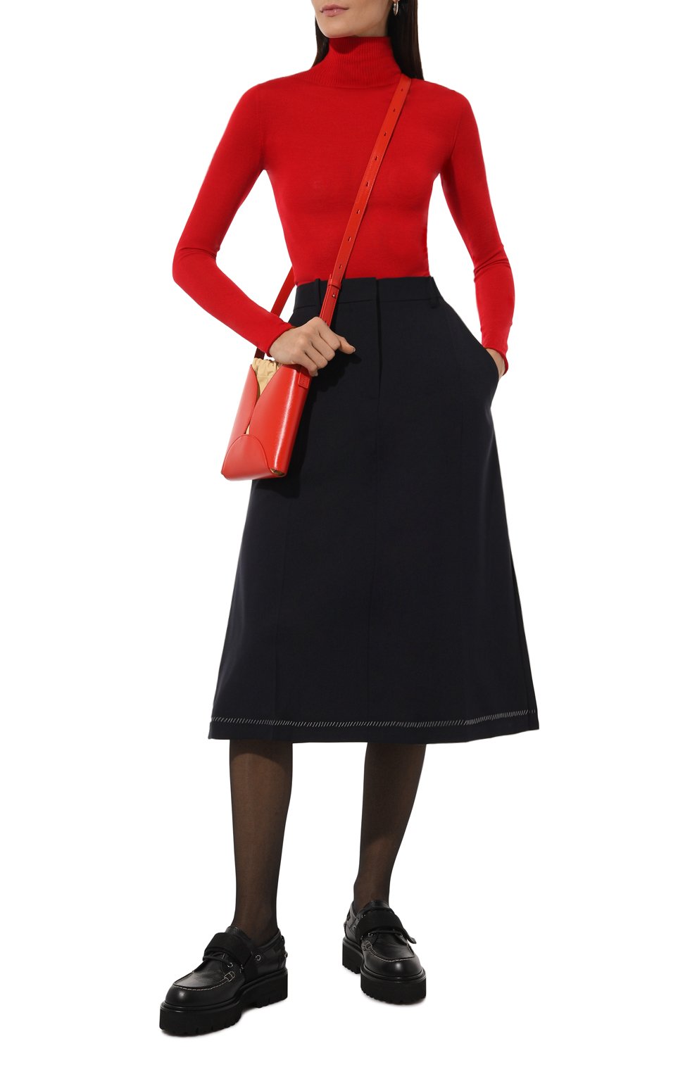 Шерстяная юбка MARNI, арт. G0MA0656U0/TW839, фото 2