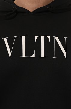 Хлопковое худи VALENTINO, арт. 5V3MF14F3TV, фото 5