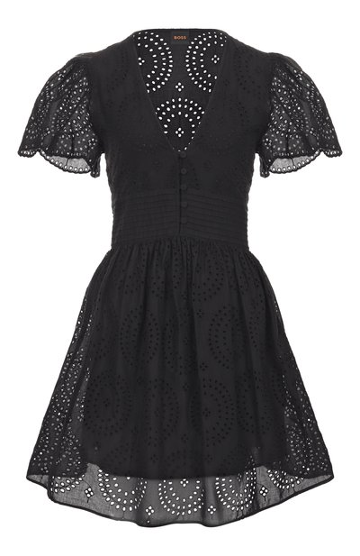 Женское хлопковое платье BOSS ORANGE, арт. 50538362