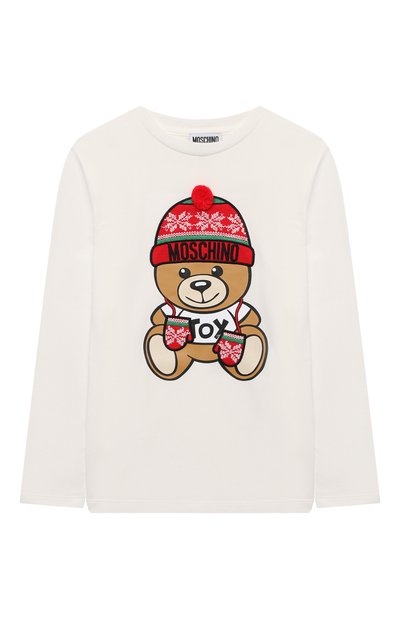 Хлопковый лонгслив MOSCHINO, арт. HQ0005/LBA11/4A-8A, фото 1