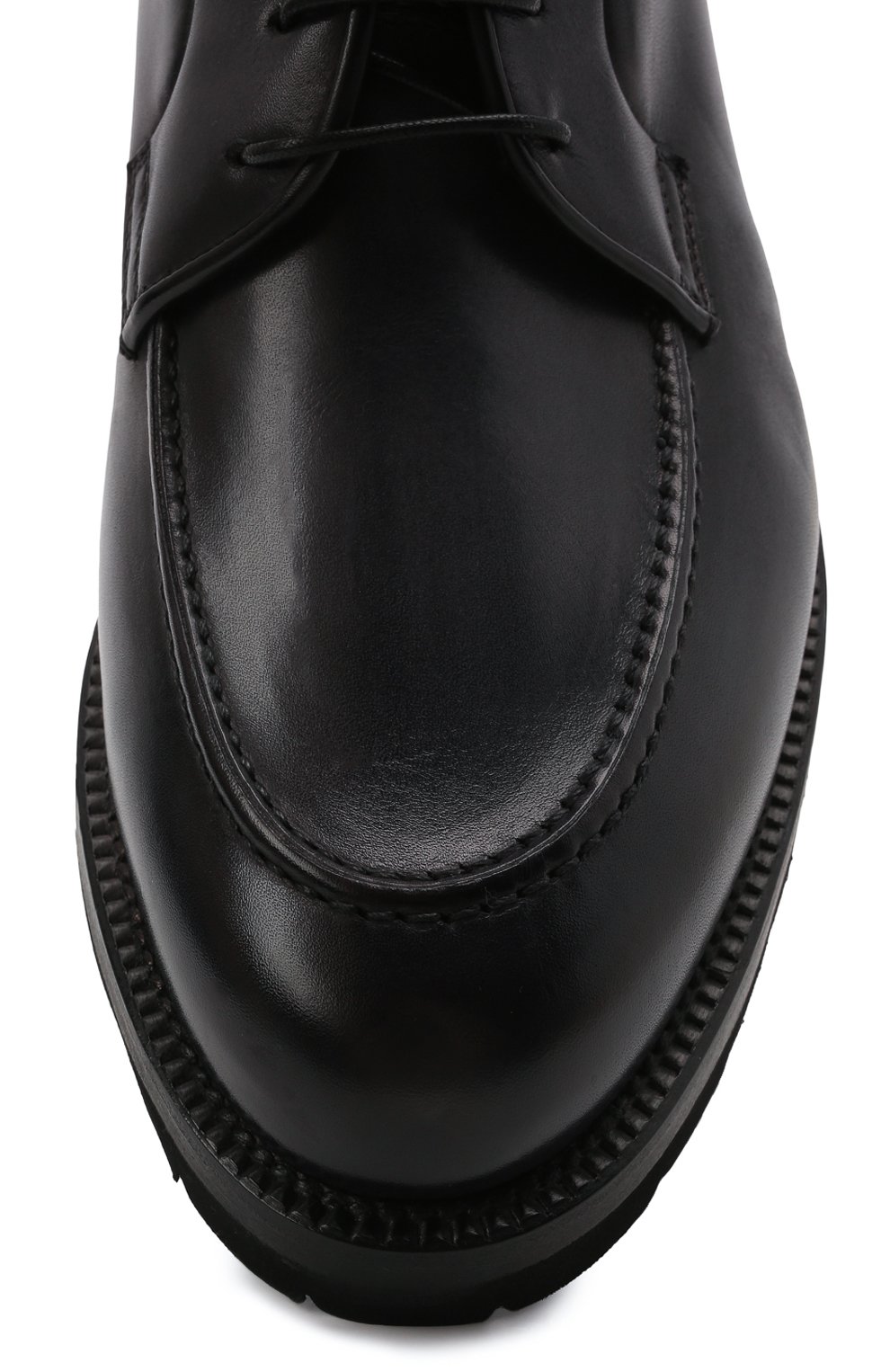 Кожаные ботинки BARRETT темно-серого цвета по цене 69950 руб., арт. 192U026.15/BETIS CREAM, фото 5 Кожаные ботинки BARRETT, арт. 192U026.15/BETIS CREAM, фото 5