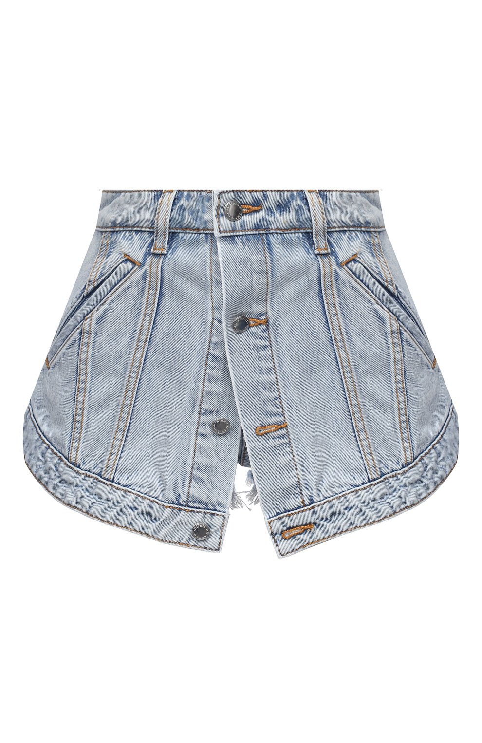 Джи нсовые шорты ALEXANDER WANG, арт. 4DC1215877, фото 1