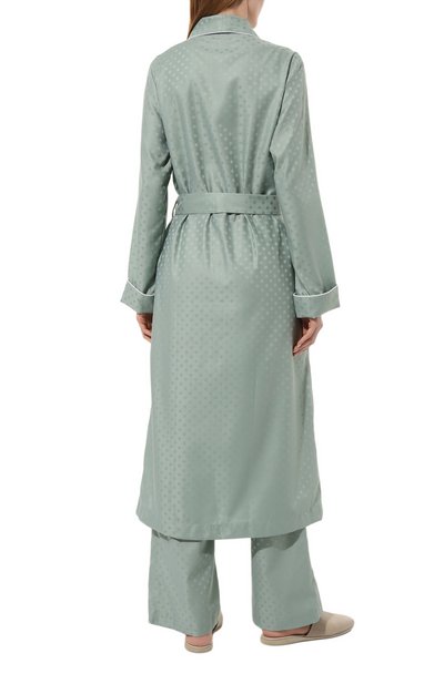 Хлопковый халат DEREK ROSE зеленого цвета по цене 39950 руб., арт. 2750-KATE007, фото 4 Хлопковый халат DEREK ROSE, арт. 2750-KATE007, фото 4