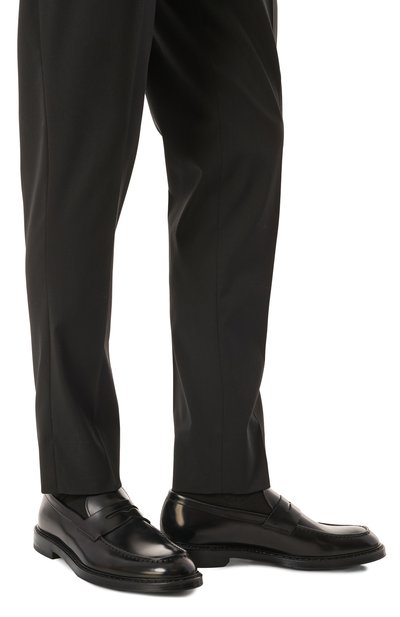 Кожаные пенни-лоферы DOUCAL'S, арт. DU2528SIEWUF007N, фото 3