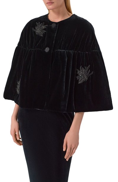 Бархатный кейп YANINA, арт. T-3086, фото 3