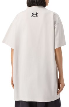 Мужского хлопковая футболка balenciaga х under armour BALENCIAGA кремового цвета, арт. 787349/TRVB7 | Фото 8 (Региональные ограничения белый список (Axapta Mercury): Не проставлено; Нос: Не проставлено; Материал внешний: Хлопок; Принт: Без принта; Стили: Гранж; Мужское Кросс-КТ: Футболка-о�дежда)