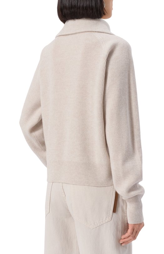 Кашемировый свитер Brunello Cucinelli M12216312P Серый  M12216312P Фото 4