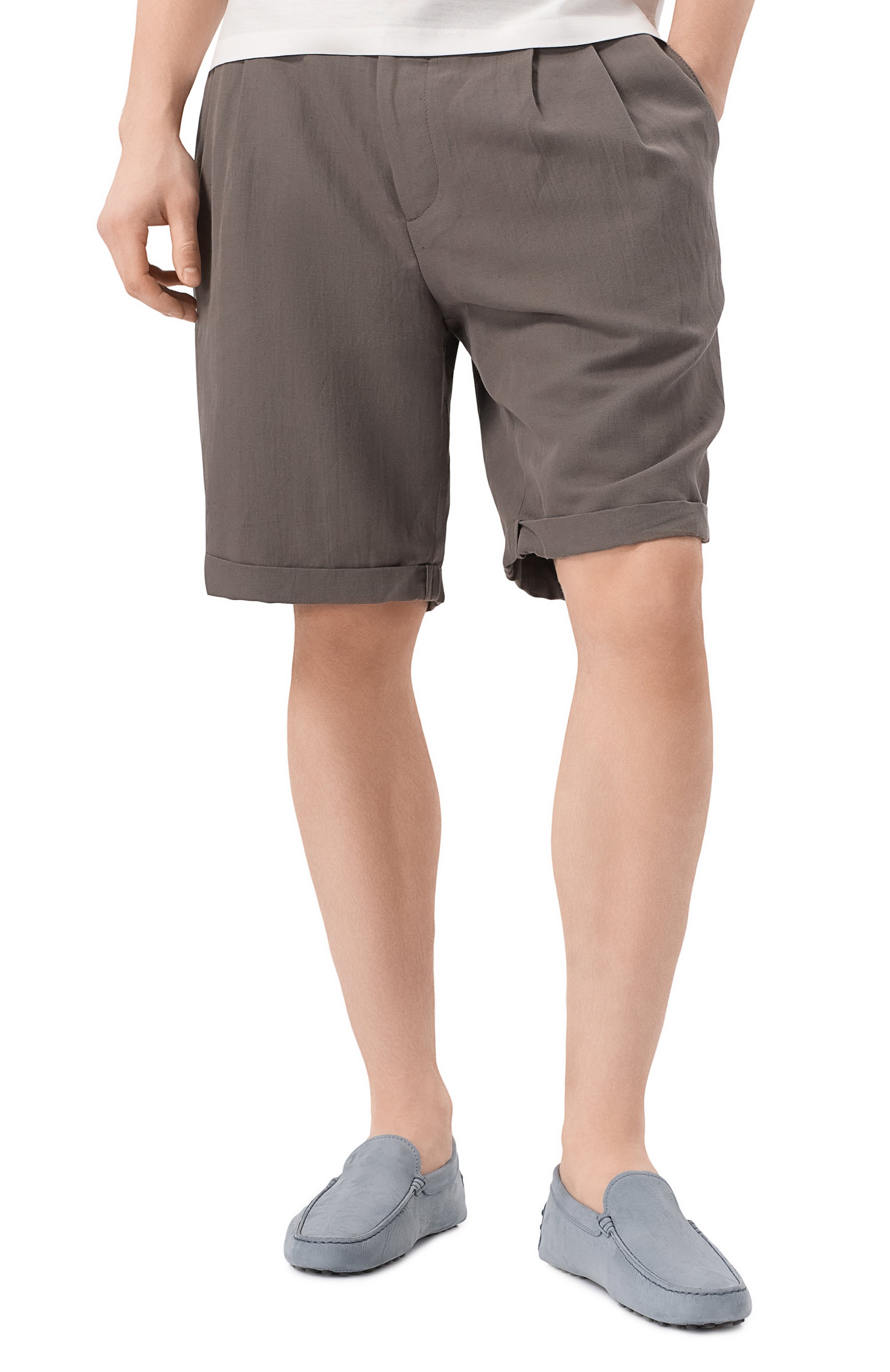 Мокасины gommino из нубука TOD’S, арт. XXM64C00040/6RN, фото 3