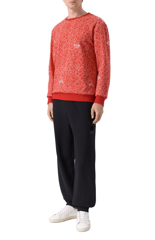 Хлопковый свитшот Moschino A1701/9310 Красный  A1701/9310 Фото 2