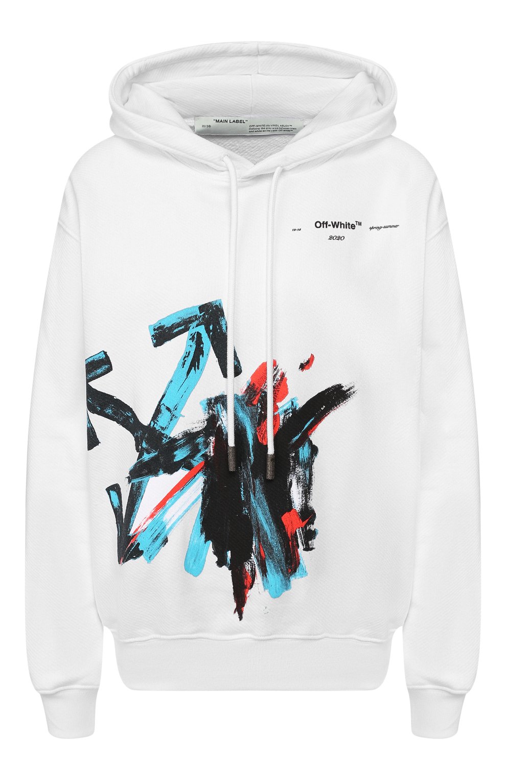 Хлопковое худи OFF-WHITE, арт. 0WBB032R20F301280130, фото 1