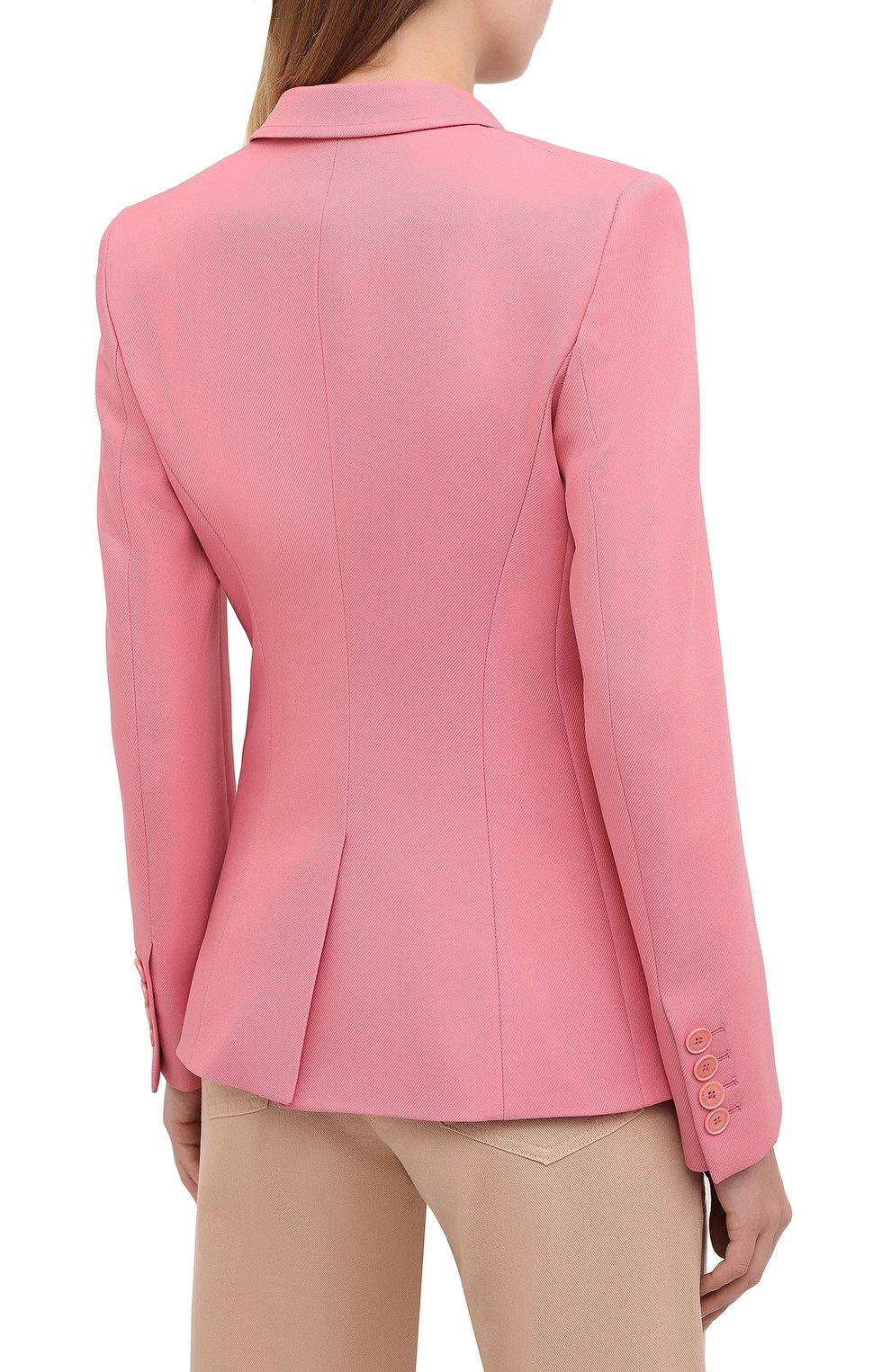 Жакет STELLA MCCARTNEY розового цвета по цене 107500 руб., арт. 601902/S0A36, фото 5 Жакет STELLA MCCARTNEY, арт. 601902/S0A36, фото 5