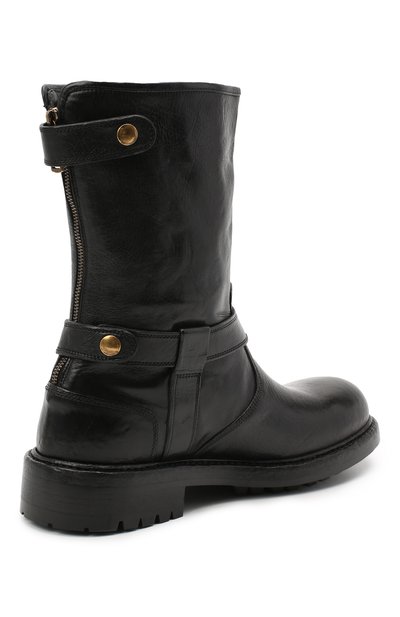 Кожаные сапоги DOLCE & GABBANA, арт. A70032/AW352, фото 4