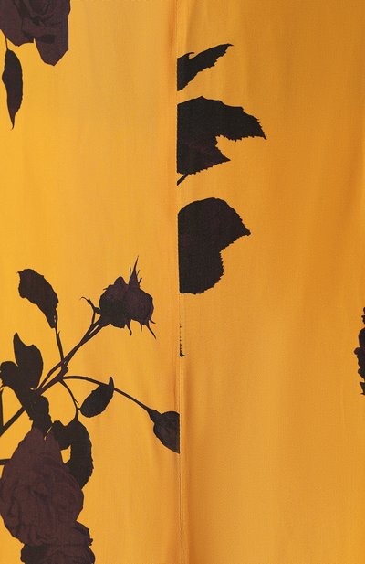 Юбка с принтом DRIES VAN NOTEN оранжевого цвета по цене 61900 руб., арт. 192-10871-8418, фото 5 Юбка с принтом DRIES VAN NOTEN, арт. 192-10871-8418, фото 5