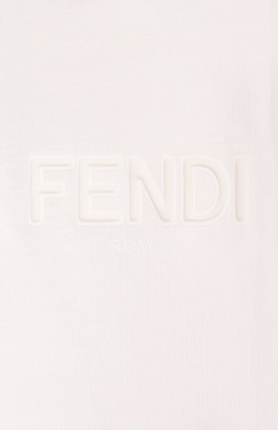 Хлопковое поло FENDI, арт. JMI496/7AJ/3A-6A, фото 3