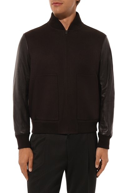 Комбинированный бомбер ANDREA CAMPAGNA, арт. 24U580, фото 3