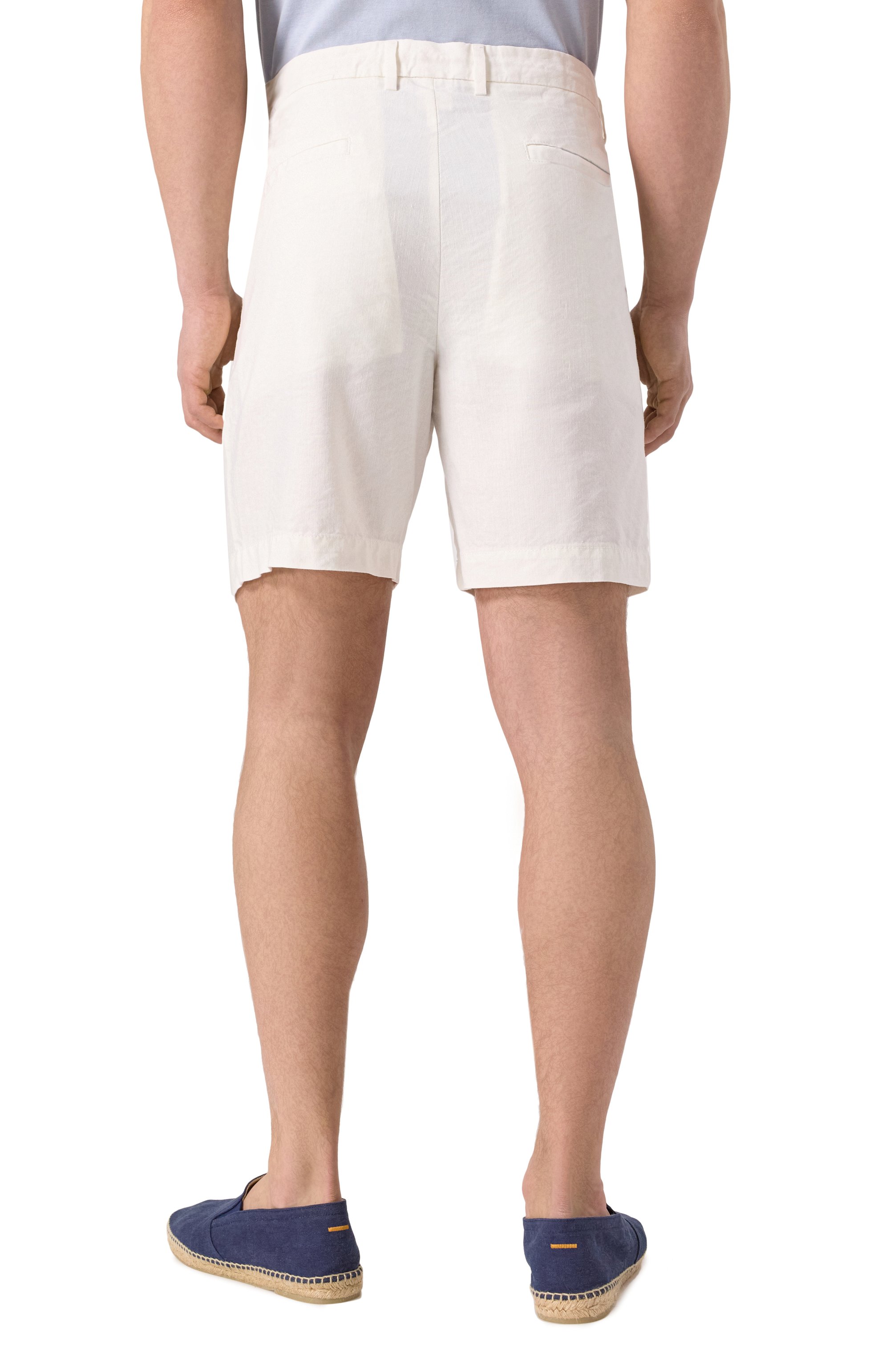 Шорты изо льна и вискозы BOSS, арт. 50538016, фото 4