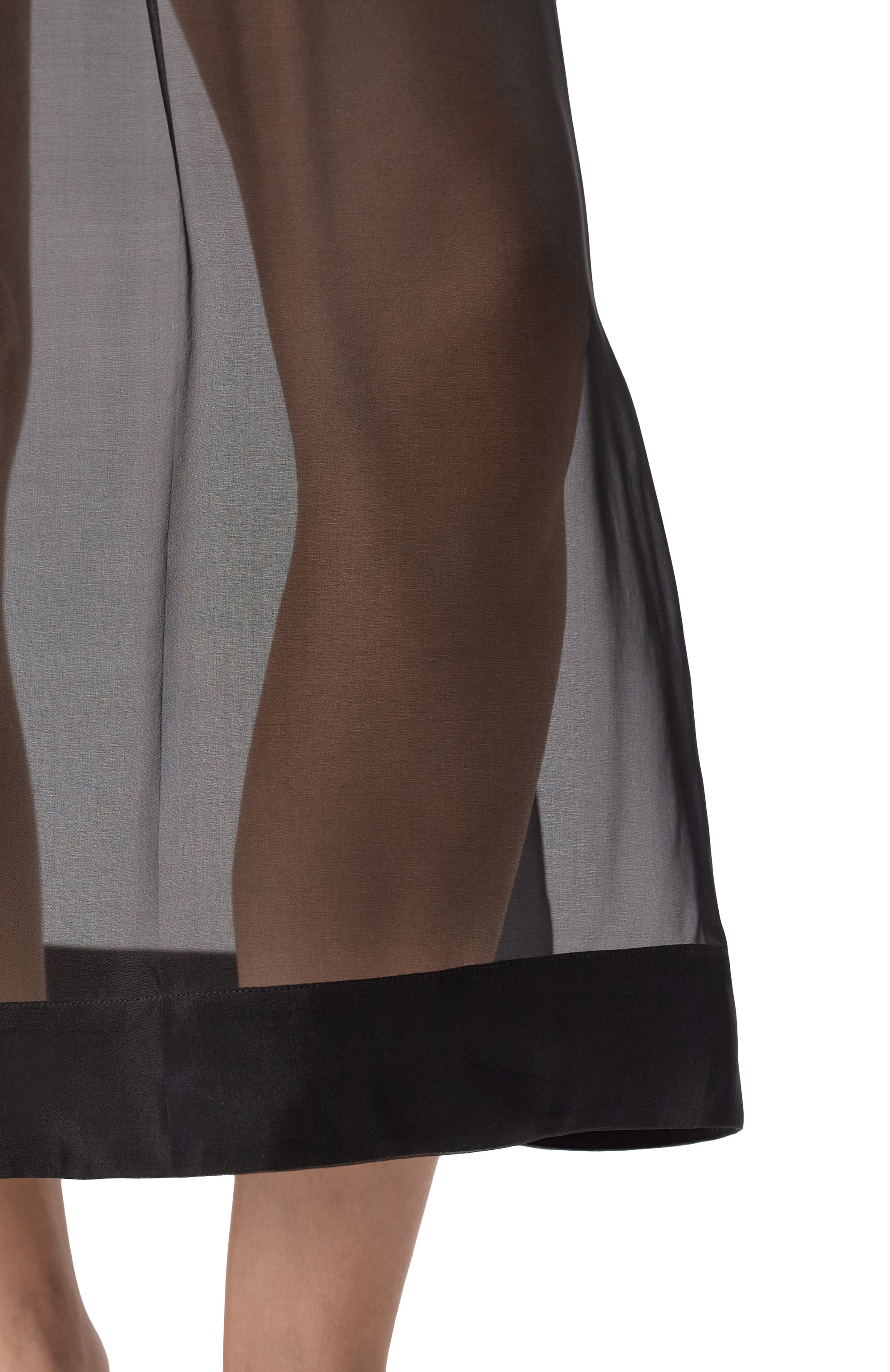 Юбка из шелка и хлопка MIDGARD PARIS, арт. SK8-SK-BK, фото 5