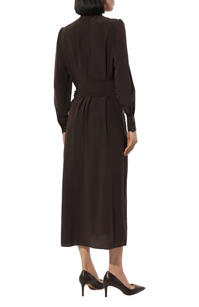 Шелковое платье KITON, арт. D58329K0597A01, фото 4