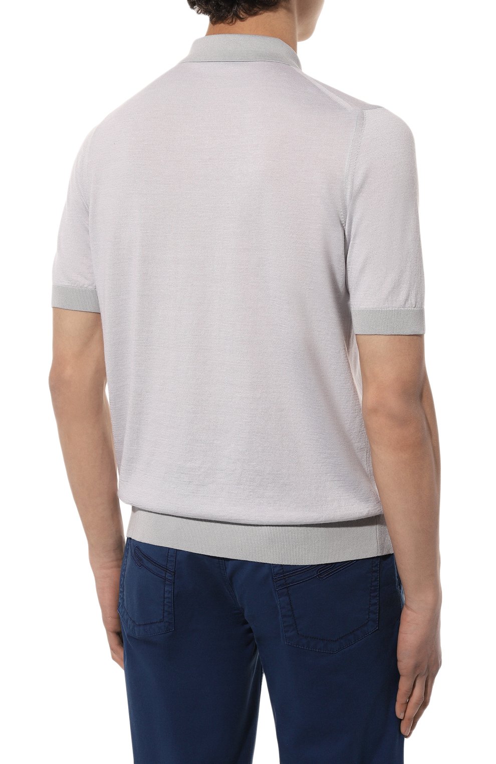 Поло из шелка и кашемира ZILLI, арт. MBZ-PZ132-MILL1/MC01, фото 4