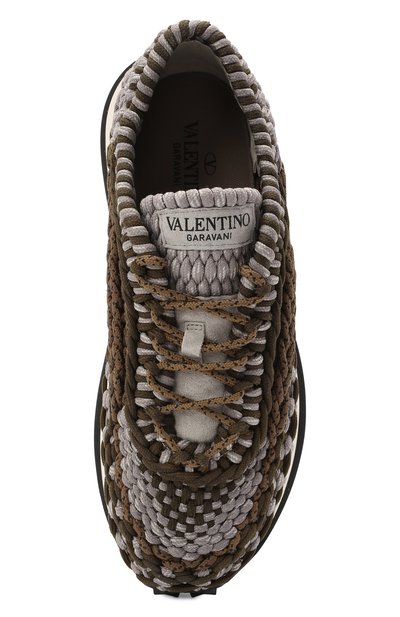 Текстильные кроссовки crochet VALENTINO, арт. WY2S0E41/ZXB, фото 5