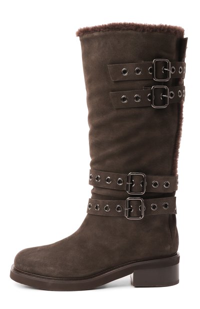 Замшевые сапоги harley LE SILLA, арт. 1868C040MGMMARE, фото 4