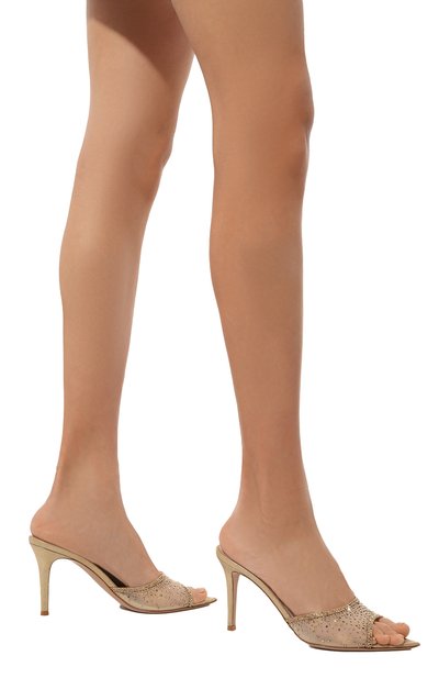 Текстильные мюли rania 85 GIANVITO ROSSI, арт. G15040.85RIC.B0RMENU, фото 3