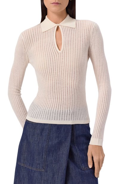 Пуловер из шелка и шерсти MAX MARA STUDIO, арт. EGREGE, фото 3