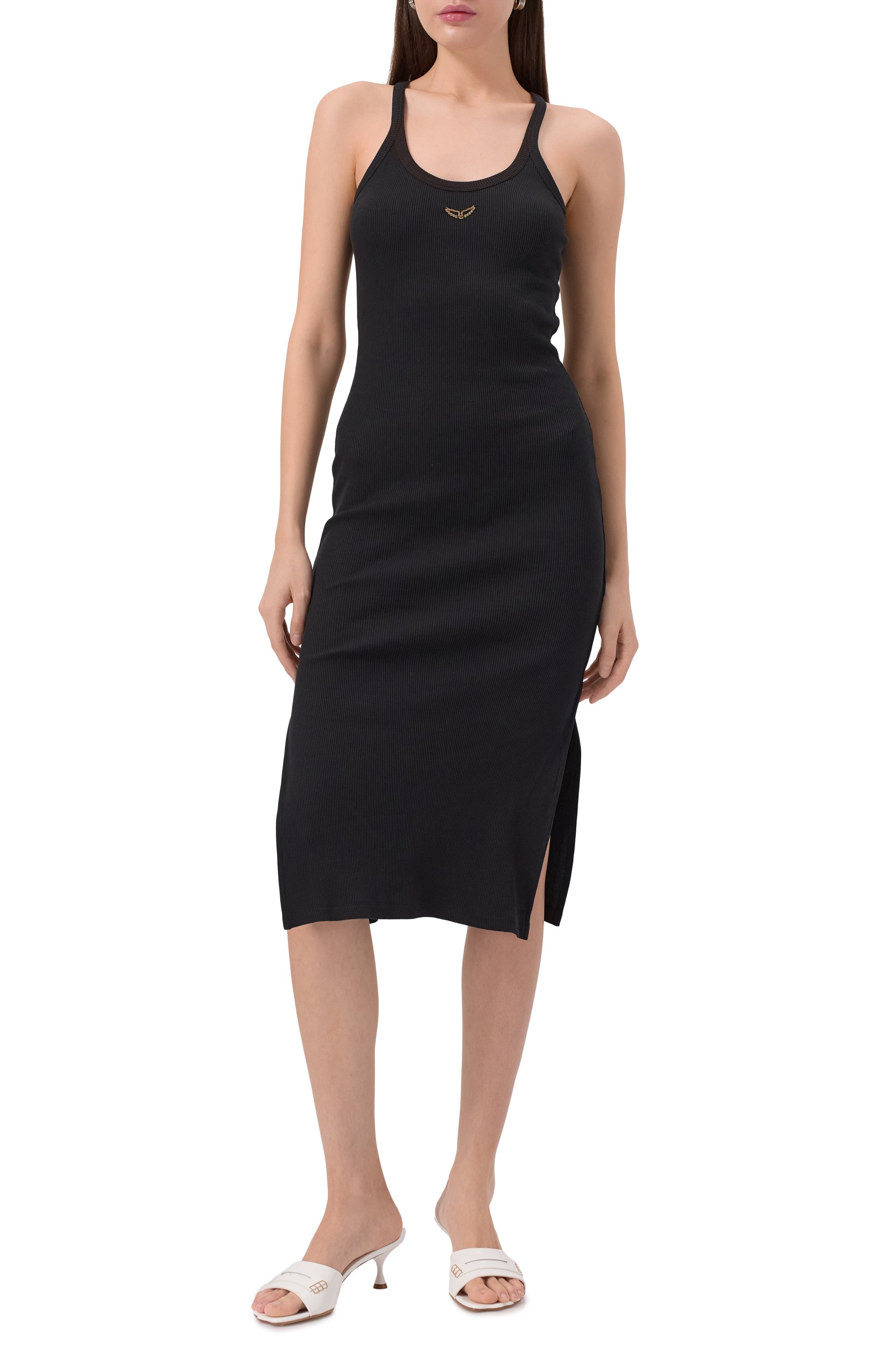 Хлопковое платье ZADIG AND VOLTAIRE, арт. JWDR01067, фото 3