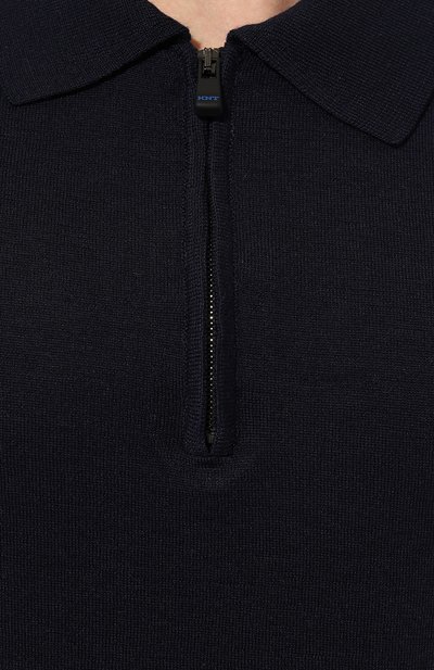 Шерстяное поло KITON темно-синего цвета по цене 99500 руб., арт. UMM052403, фото 5 Шерстяное поло KITON, арт. UMM052403, фото 5