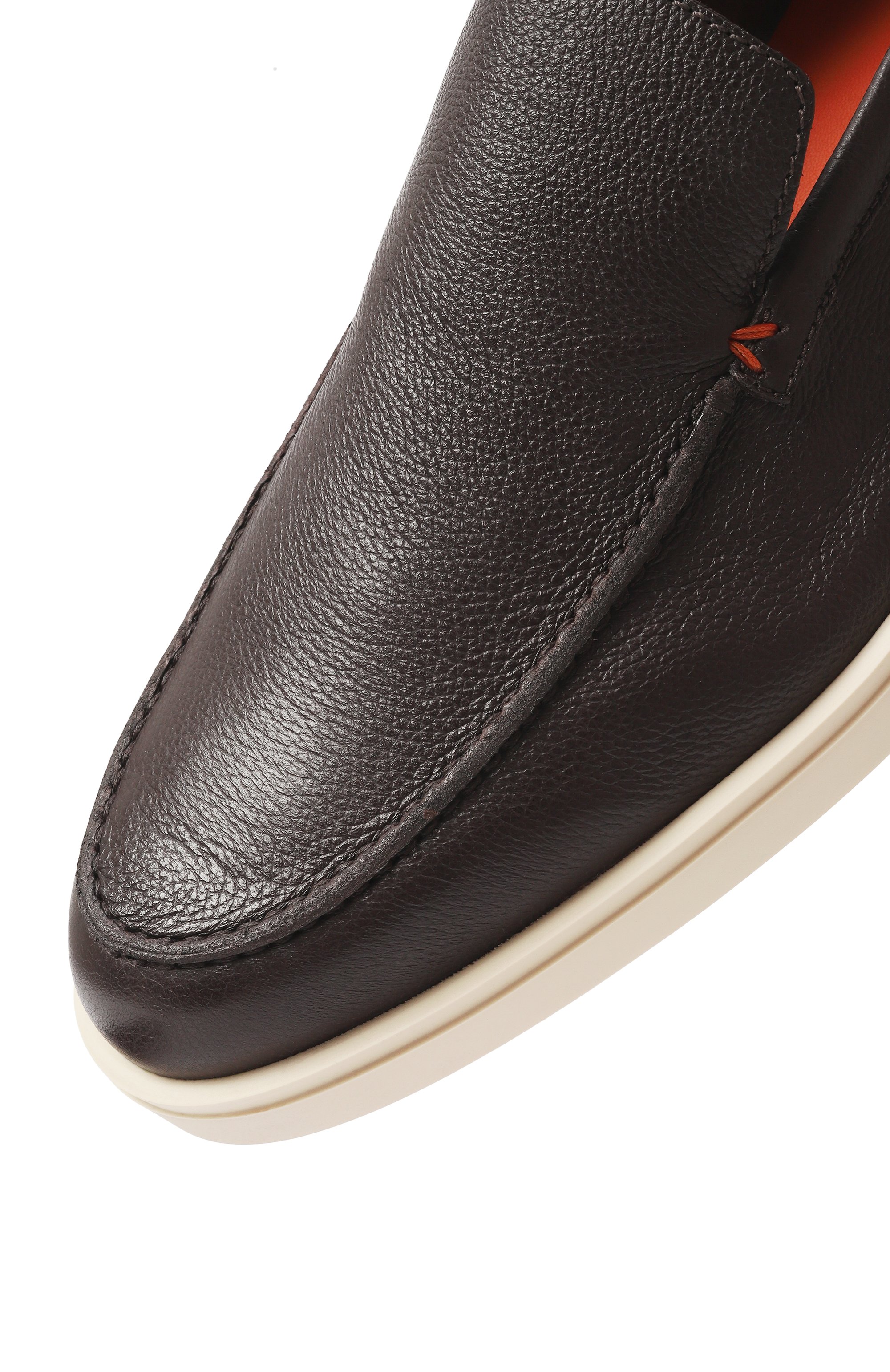 Кожаные лоферы detroit SANTONI, арт. MGDG17824TICSWLM, фото 7