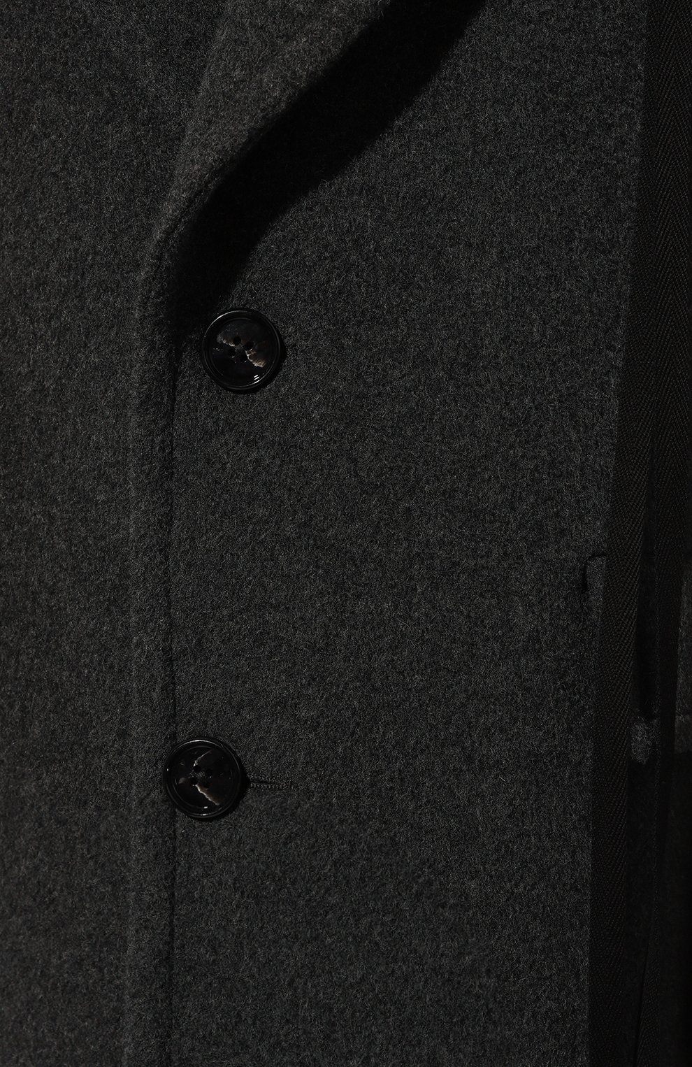 Шерстяное пальто ANN DEMEULEMEESTER, арт. 2402-W-C025-FA510-088, фото 5