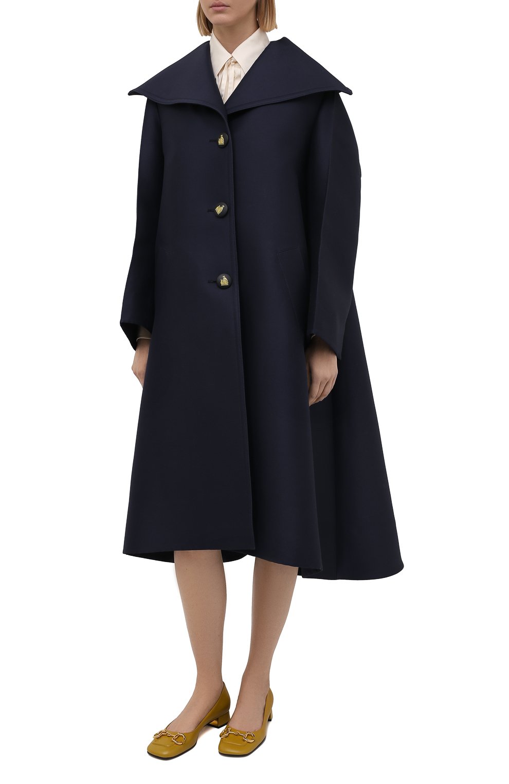 Пальто из шерсти и шелка LANVIN, арт. RW-C00003-4869-E21, фото 3
