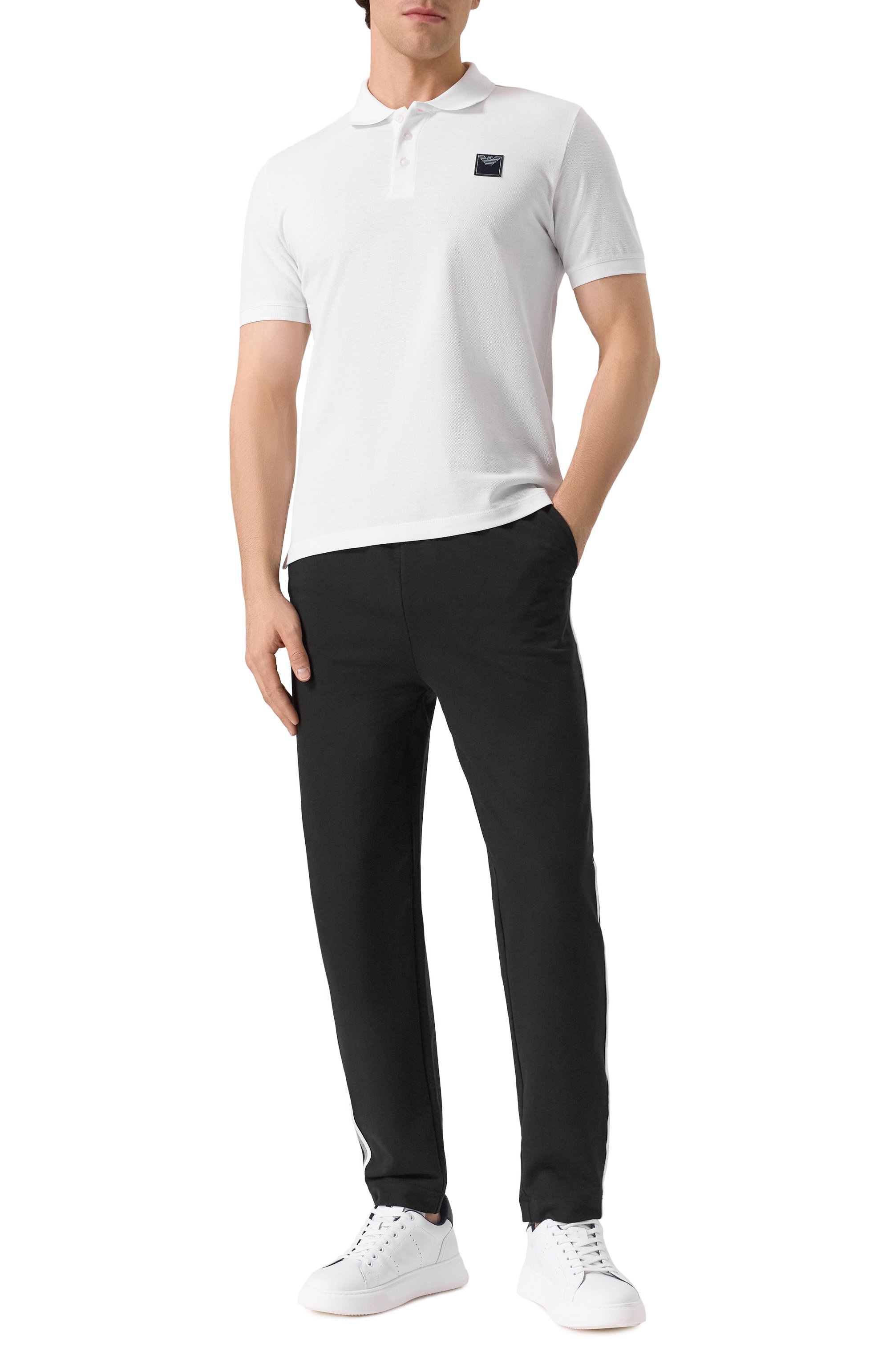 Хлопковое поло EMPORIO ARMANI, арт. EM000571/AF12336, фото 2