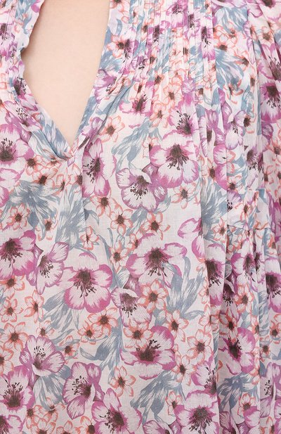 Хлопковое платье ISABEL MARANT ETOILE светло-розового цвета по цене 37200 руб., арт. R01591-21P009E/VIRGINIE, фото 5 Хлопковое платье ISABEL MARANT ETOILE, арт. R01591-21P009E/VIRGINIE, фото 5
