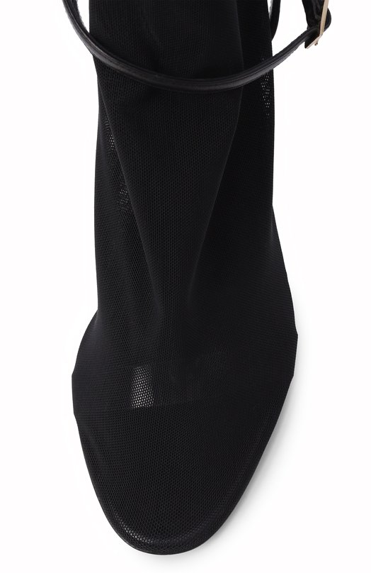 Текстильные ботильоны Kaia 95 Alevi Milano L26S7001.R.0116997/NET Чёрный  L26S7001.R.0116997/NET Фото 6