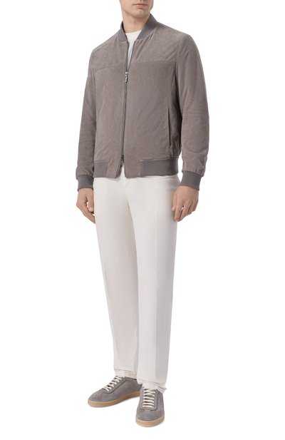 Хлопковые брюки BOGLIOLI кремового цвета по цене 49950 руб., арт. 80882Q/SB5751, фото 2 Хлопковые брюки BOGLIOLI, арт. 80882Q/SB5751, фото 2