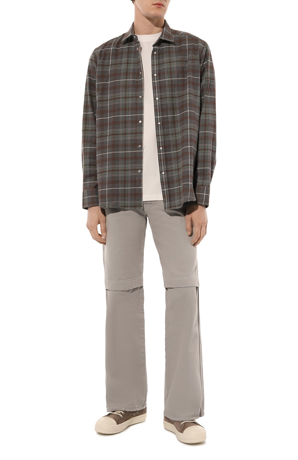 Замшевые кеды RICK OWENS, арт. RU01C4891/LVS, фото 2