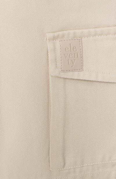 Шорты-карго из лиоцелла ELEVENTY светло-бежевого цвета по цене 15250 руб., арт. EY6R09/Z3776_001, фото 3 Шорты-карго из лиоцелла ELEVENTY, арт. EY6R09/Z3776_001, фото 3