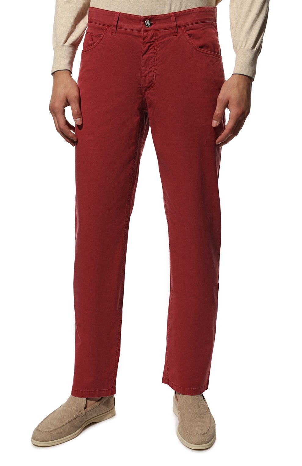 Хлопковые брюки ZILLI, арт. M0X-D0120-C0TE1/R001, фото 3