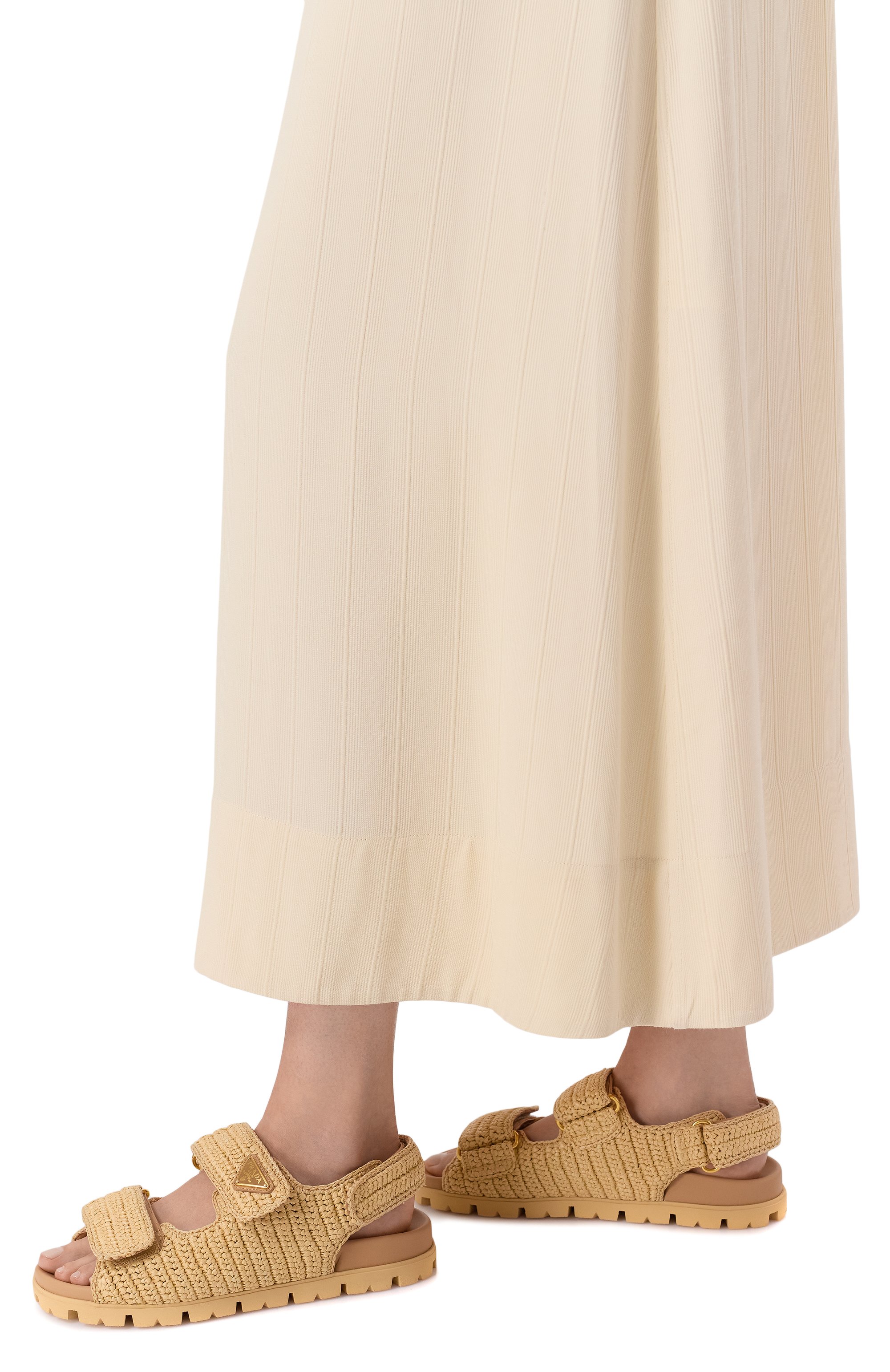 Текстильные сандалии PRADA, арт. 1X440N/2C2T, фото 2