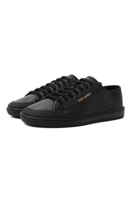 Кожаные кеды Court Classic SL/39 Saint Laurent 820087/00N00 Чёрный 820087/00N00