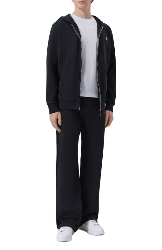 Хлопковые брюки Philipp Plein SAFC MJT2752 PTE180N Чёрный  SAFC MJT2752 PTE180N Фото 2