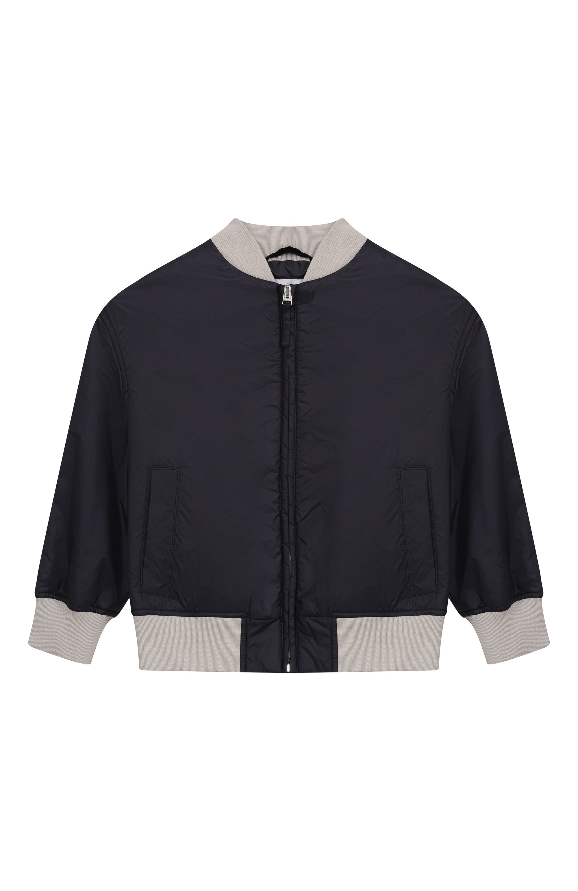 Утепленный бомбер IL GUFO темно-синего цвета по цене 35150 руб., арт. P25GR205NN106/5A-8A, фото 1 Утепленный бомбер IL GUFO, арт. P25GR205NN106/5A-8A, фото 1