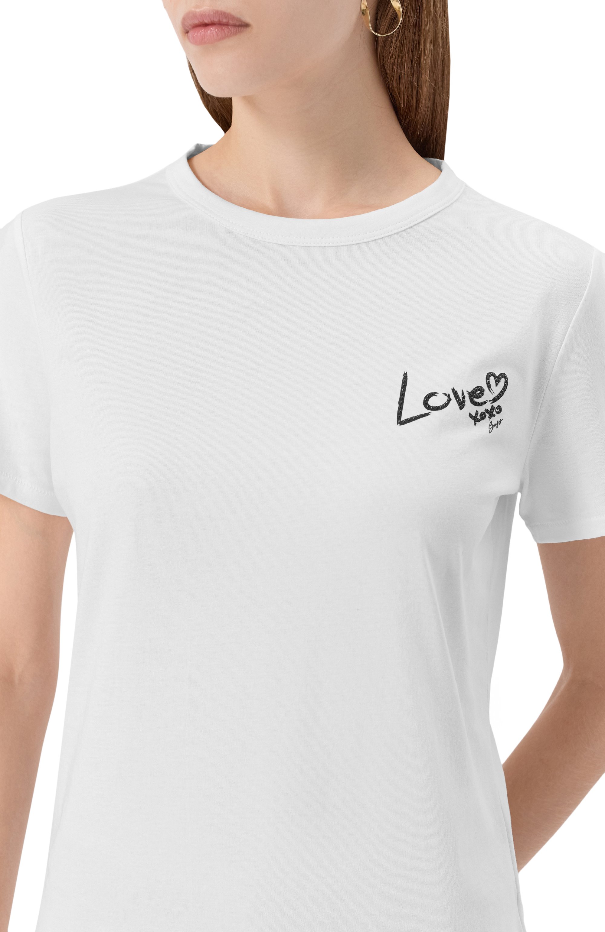 Хлопковая футболка BOSS ORANGE, арт. 50549192, фото 5