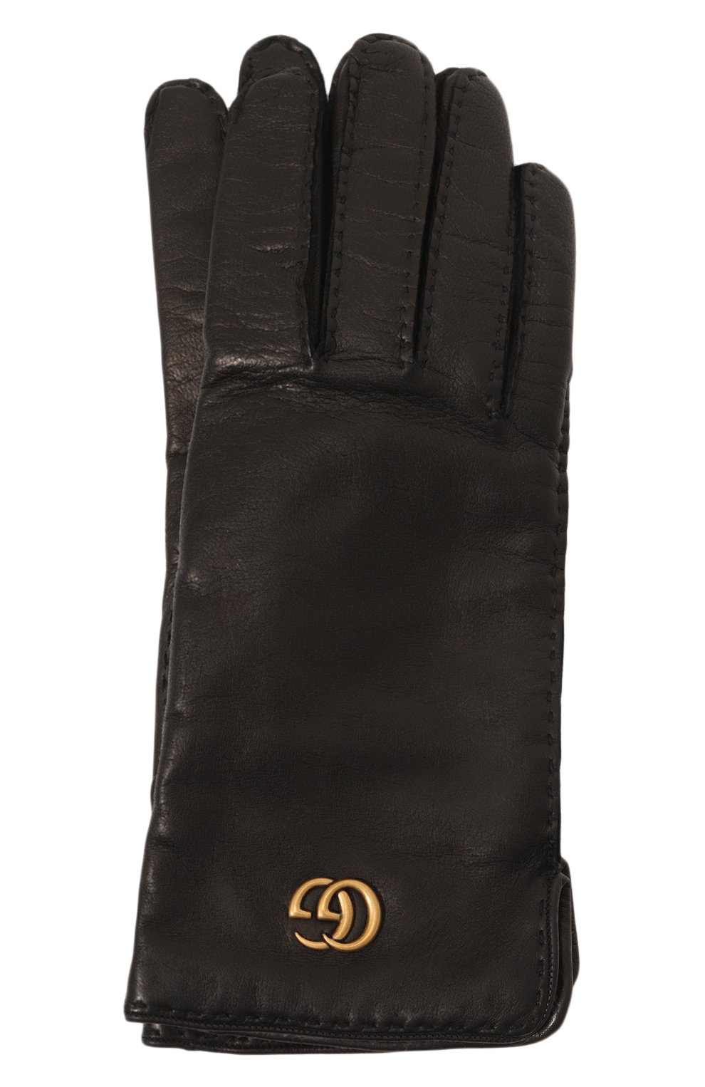 Кожаные перчатки GUCCI черного цвета по цене 69120 руб., арт. 554281 BN060, фото 1 Кожаные перчатки GUCCI, арт. 554281 BN060, фото 1