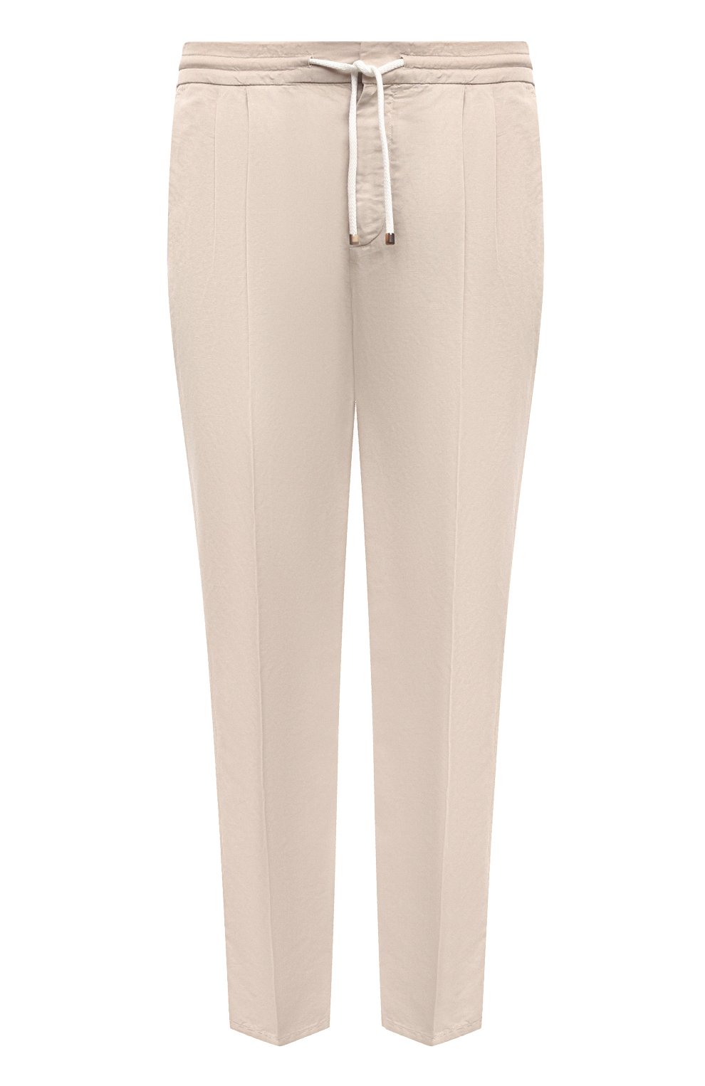 Брюки изо льна и хлопка BRUNELLO CUCINELLI, арт. M291DE1710, фото 1