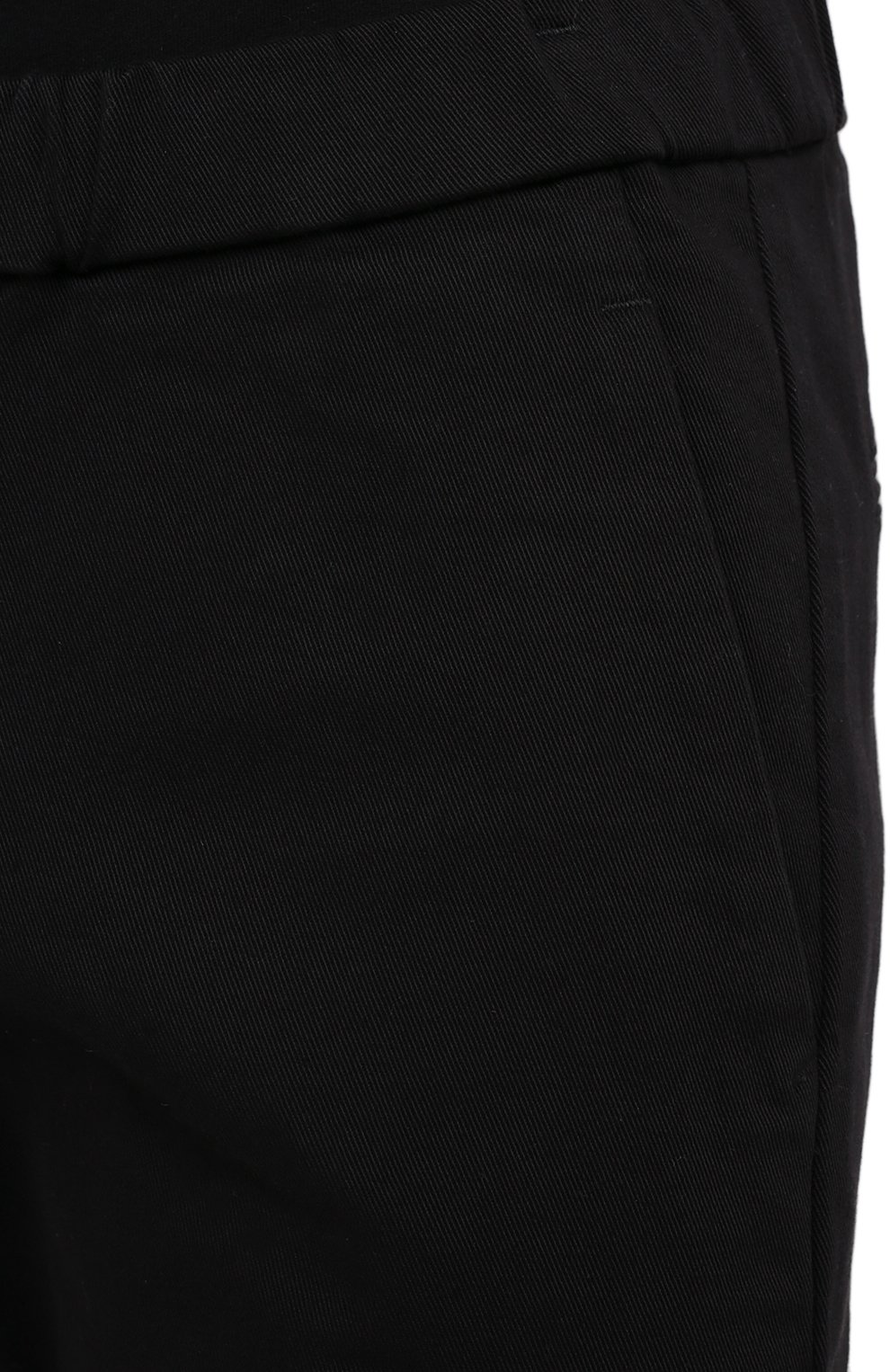 Хлопковые брюки KAZUYUKI KUMAGAI черного цвета по цене 42550 руб., арт. AP03-208, фото 5 Хлопковые брюки KAZUYUKI KUMAGAI, арт. AP03-208, фото 5