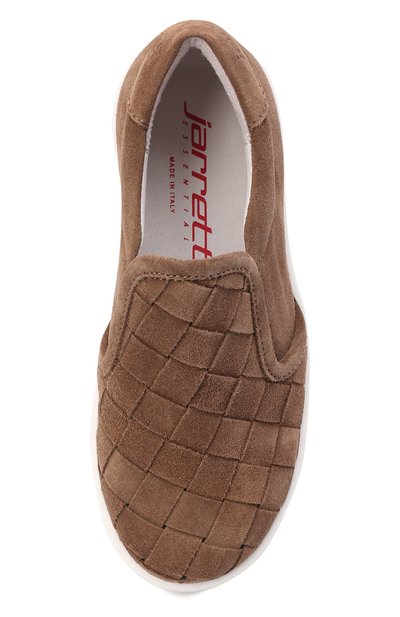 Кожаные слипоны JARRETT, арт. JE1SN16A/CR.VEL0UR/28-34, фото 4