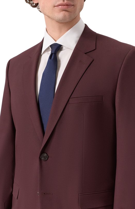 Однобортный костюм HUGO 50544524 Бордовый  50544524 Фото 6